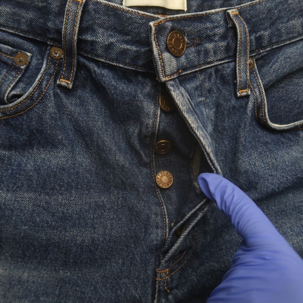 AGOLDE Parker Long Low Slung Vintage Straight Jeans in Placebo 27 - Picture 8 of 14